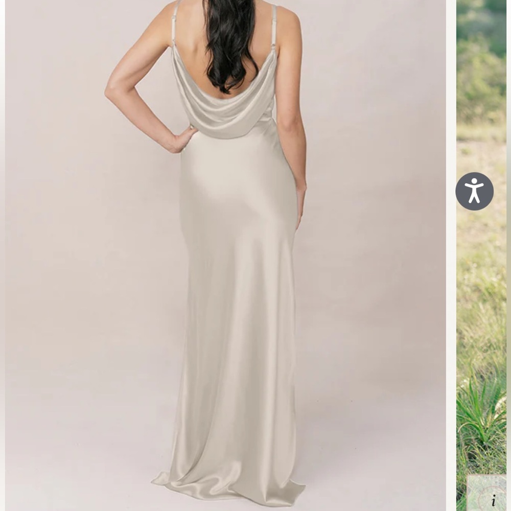 Revelry Elegant Cream Dress